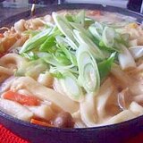 きのこたっぷりの煮込みうどん